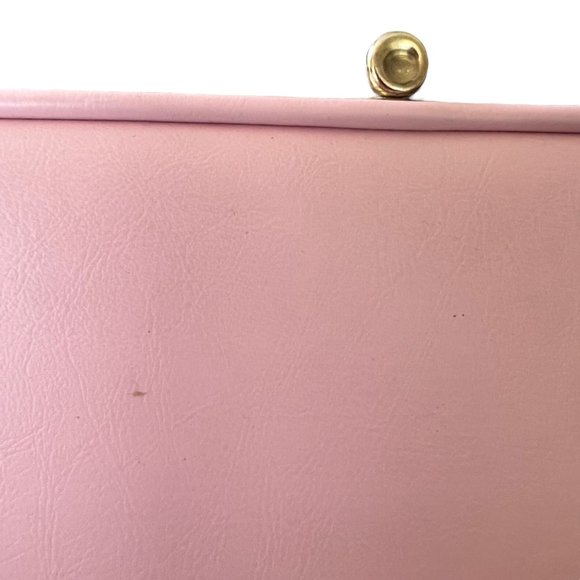 Vintage Pale Pink Gold Hardware Glamour Clutch - Picture 3 of 9